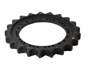 Roda guia para escavadeira